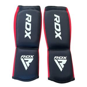 RDX 2020 S-M Black &‎ Red P-Fit System Shin Instep Guards Soft Neoprene Flexible